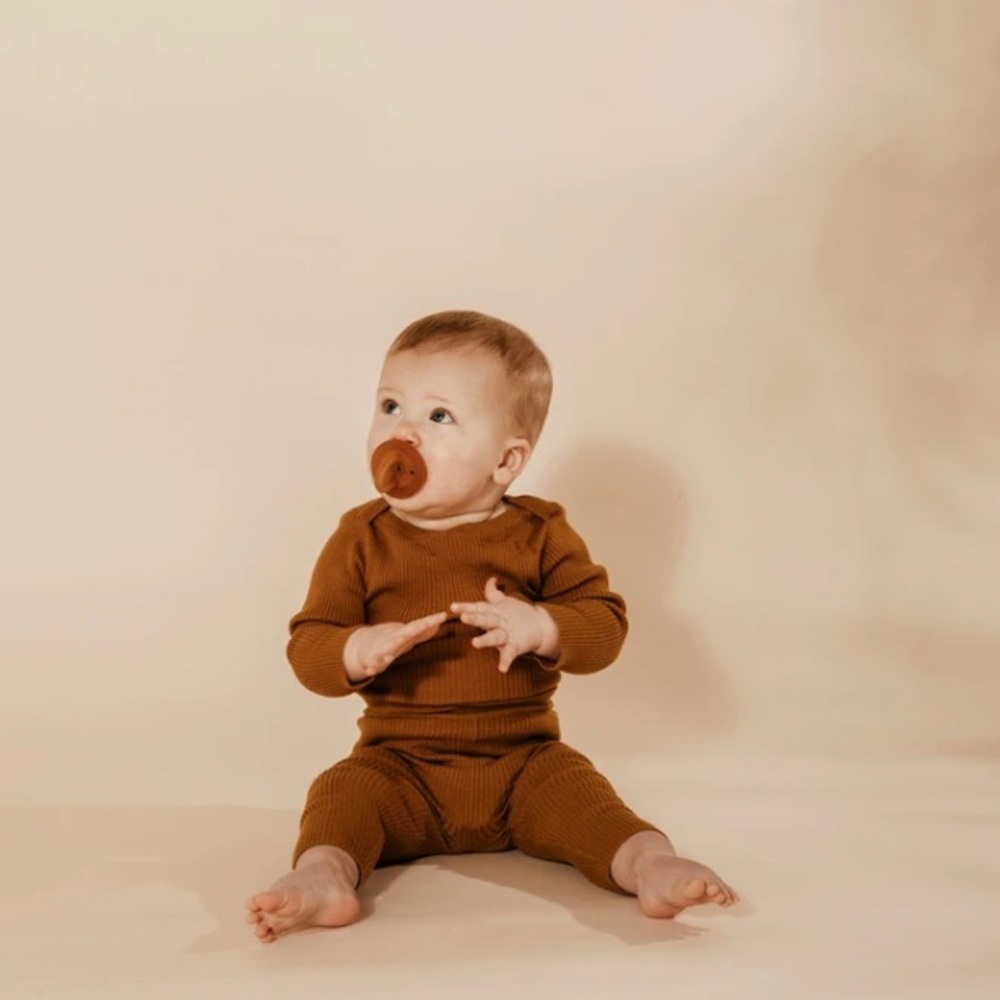 Ribbed Essential Bodysuit - Marigold
